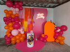 Verano rosa y naranja