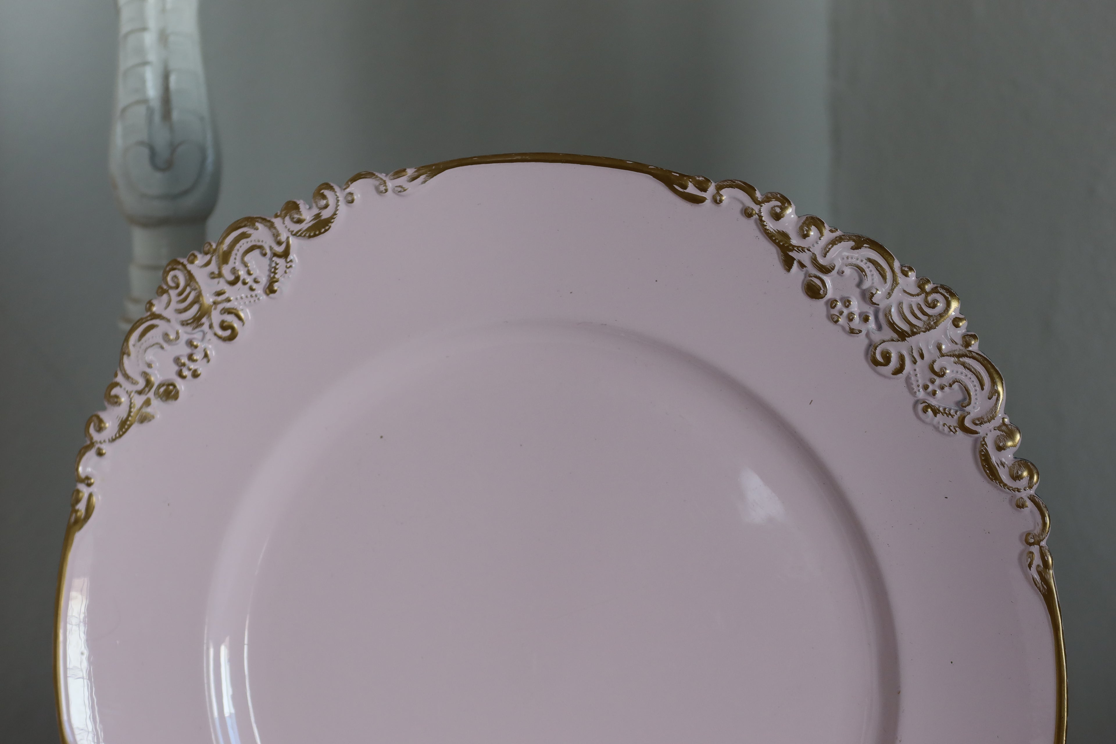 Plato base rosa
